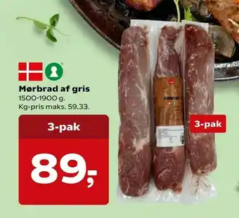 Dagli'Brugsen Mørbrad af gris tilbud