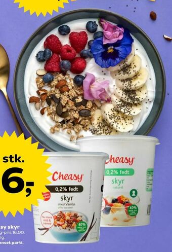 Kvickly Cheasy skyr tilbud