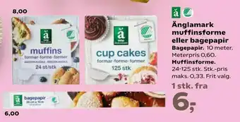 Änglamark muffinsforme eller bagepapir