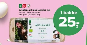 Kvickly Änglamark økologiske æg tilbud