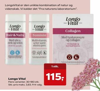 Kvickly Longo Vital tilbud