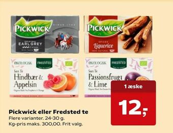 SuperBrugsen Pickwick eller Fredsted te tilbud