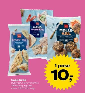 SuperBrugsen Coop brød tilbud