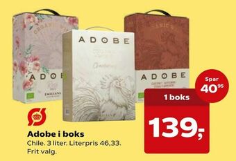 SuperBrugsen Adobe i boks tilbud