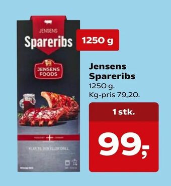 SuperBrugsen Jensens Spareribs tilbud