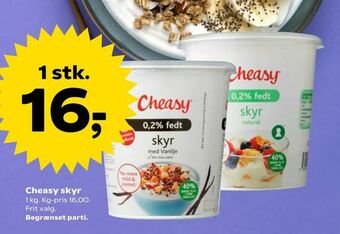 SuperBrugsen Cheasy skyr tilbud
