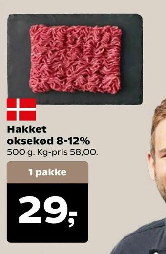 SuperBrugsen Hakket oksekød 8-12% tilbud