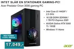CBC Acer Predator Orion 3000 gaming PC tilbud