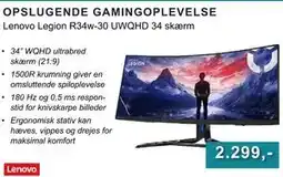 CBC Lenovo Legion R34w-30 UWQHD 34 skærm tilbud