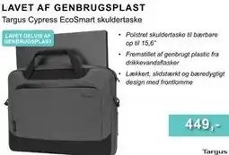 CBC Targus Cypress EcoSmart skuldertaske tilbud