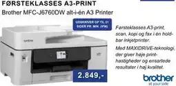 CBC Brother MFC-J6760DW alt-i-én A3 Printer tilbud