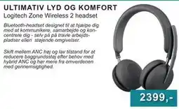 CBC Logitech Zone Wireless 2 headset tilbud