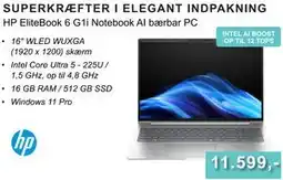 CBC HP EliteBook 6 G1i Notebook AI bærbar PC tilbud