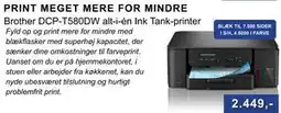 CBC Brother DCP-T580DW alt-i-én Ink Tank-printer tilbud