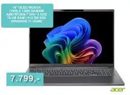 CBC 16 OLED WUXGA (1920 X 1200) SKÆRM AMD RYZEN 7 345 / 2 GHZ 16 GB RAM / 512 GB SSD WINDOWS 11 HOME tilbud
