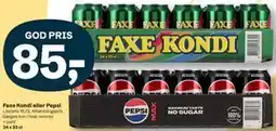 Let-Køb Faxe Kondi eller Pepsi tilbud