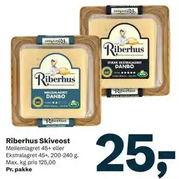 Let-Køb Riberhus Skiveost tilbud