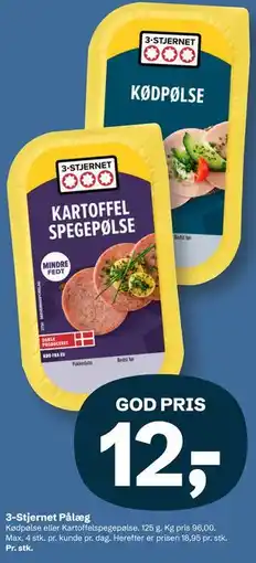 Let-Køb 3-Stjernet Pålæg tilbud