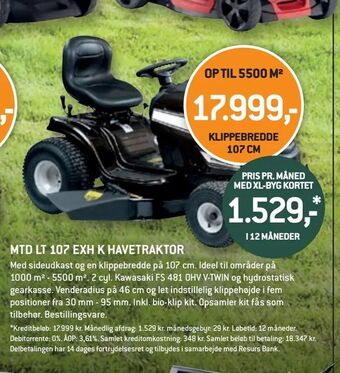 Mtd lt 107 exh k havetraktor