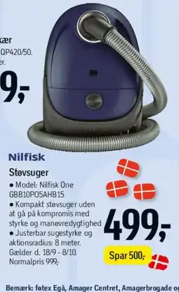 Føtex Nilfisk støvsuger tilbud