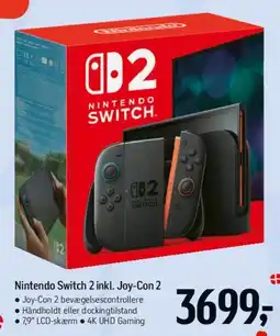 Føtex Nintendo Switch 2 inkl. Joy‑Con 2 tilbud
