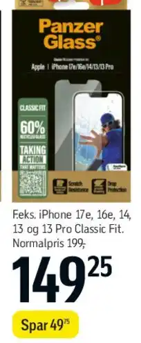 Føtex PanzerGlass – iPhone Classic Fit tilbud