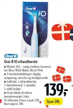 Føtex Oral-B iO eltandbørste tilbud