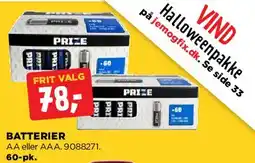 jem & fix Batterier AA/AAA 60-pak tilbud