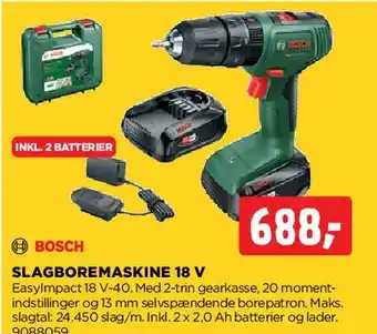 Slagboremaskine 18 V