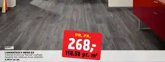 LAMINATGULV MØRK EG