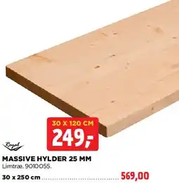 jem & fix MASSIVE HYLDER 25 MM tilbud