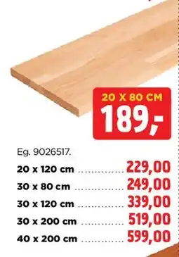 jem & fix MASSIVE HYLDER 18 MM (Mahogni, grundolieret) tilbud