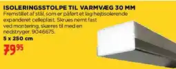 jem & fix ISOLERINGSSTOLPE TIL VARMVÆG 30 MM tilbud