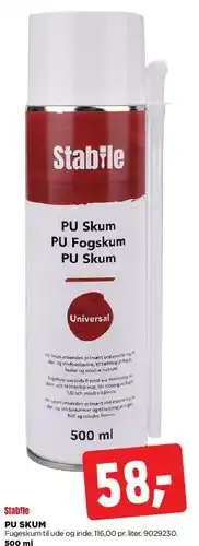jem & fix PU Skum (Fugeskum) tilbud
