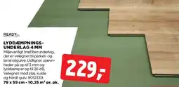 jem & fix Lyddæmpnings-underlag 4 mm tilbud