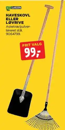 jem & fix Haveskovl eller løvrive tilbud