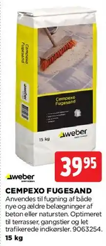 jem & fix Cemexpo fugesand tilbud