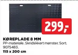 jem & fix Køreplade 8 mm tilbud
