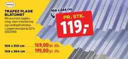 jem & fix Trapez plade blåtonet tilbud