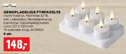 jem & fix Genopladelige fyrfadslys tilbud