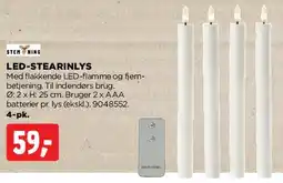 jem & fix LED-stearinlys tilbud