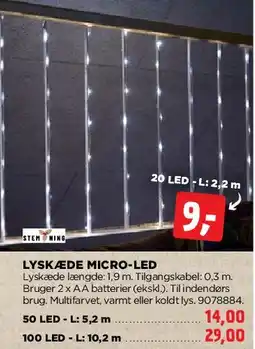 jem & fix Lyskæde Micro-LED tilbud