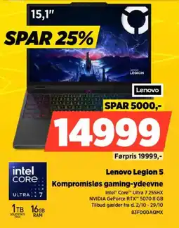 Power Lenovo Legion 5 tilbud