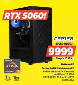 Power Cepter Custom-built E-Sport gaming PC tilbud