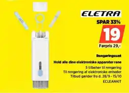 Power Eletra Rengøringssæt tilbud