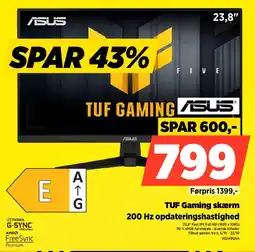 Power Asus Tuf Gaming skærm tilbud