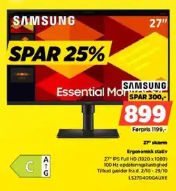 Power Samsung Essential Monitor tilbud