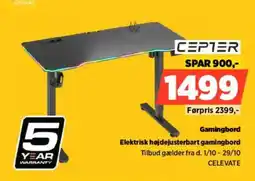 Power Cepter gamingbord tilbud