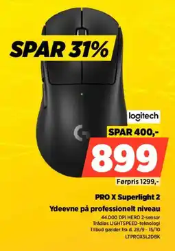 Power Logitech Pro X Superlight 2 tilbud