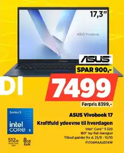 Power Asus Vivobook 17 tilbud